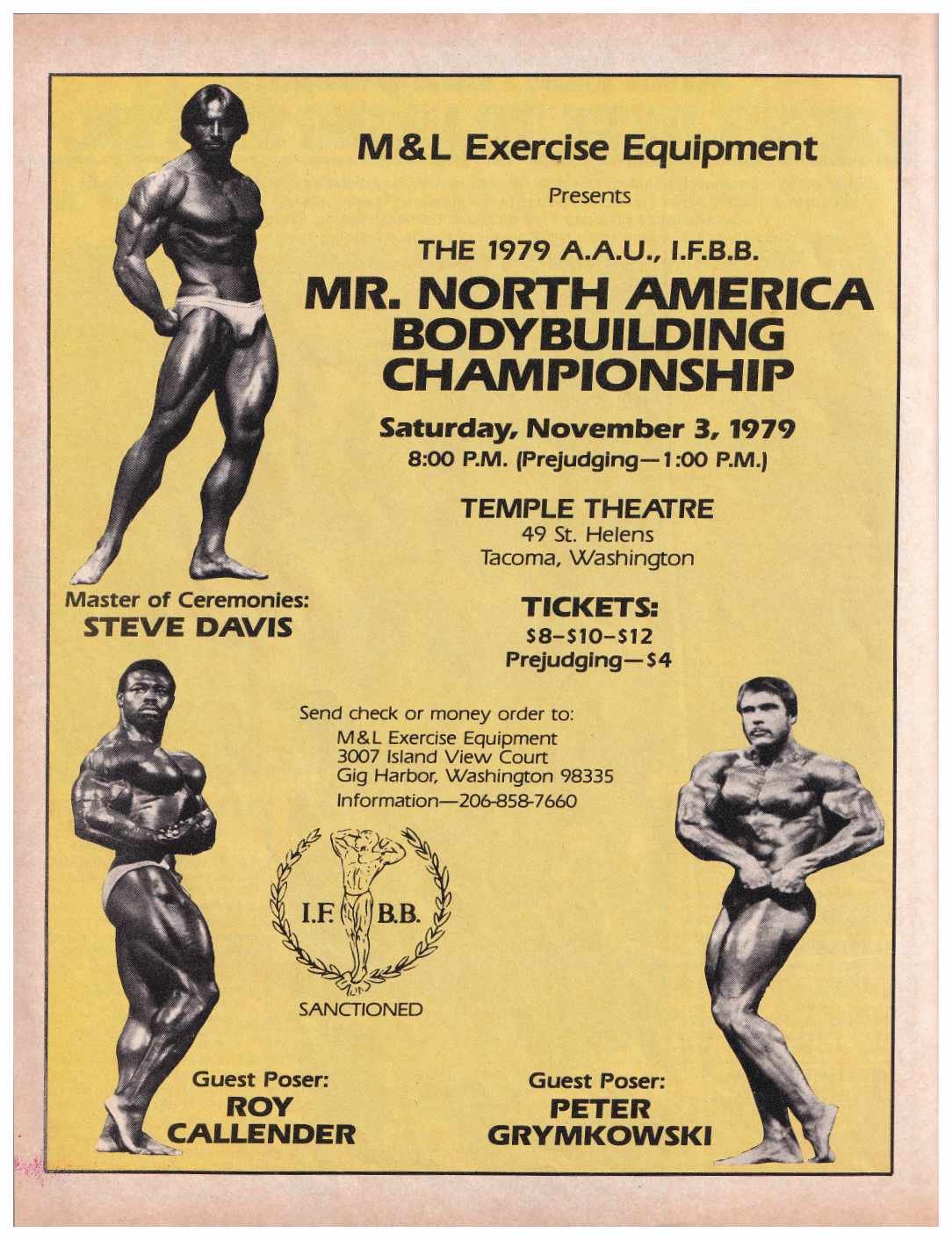 1979 Mr North America Bodybuilding Championship