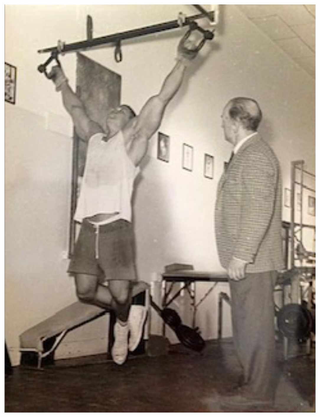 Frank Finlay's Gym Meblourne Australia 1963