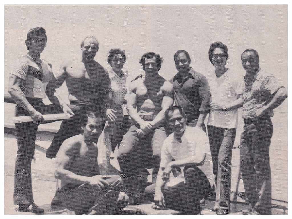 President Marco's yacht post the 1974 Mr Asia contest