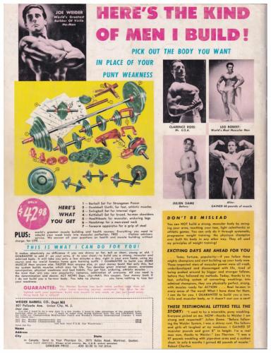 Weider weight products 1960's