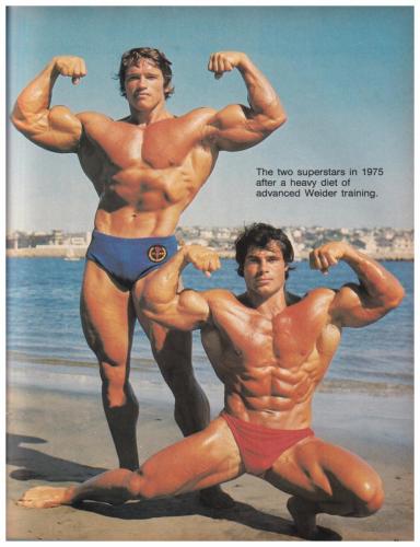 Arnold Schwarzenegger and Franco Columbu